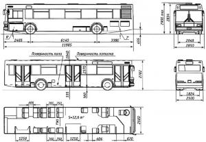 Автобус МАЗ-103 (СХЕМА)